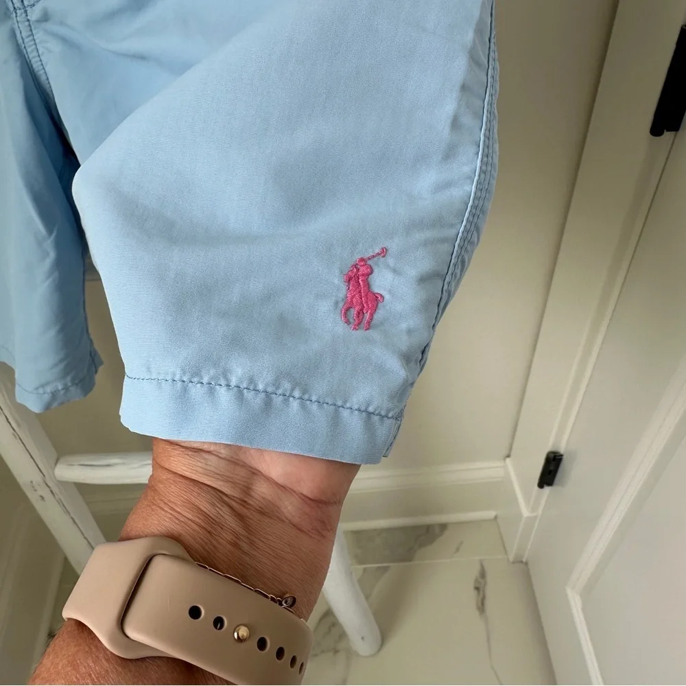 Polo Ralph Lauren Light Blue Swim Trunks SZ XXL